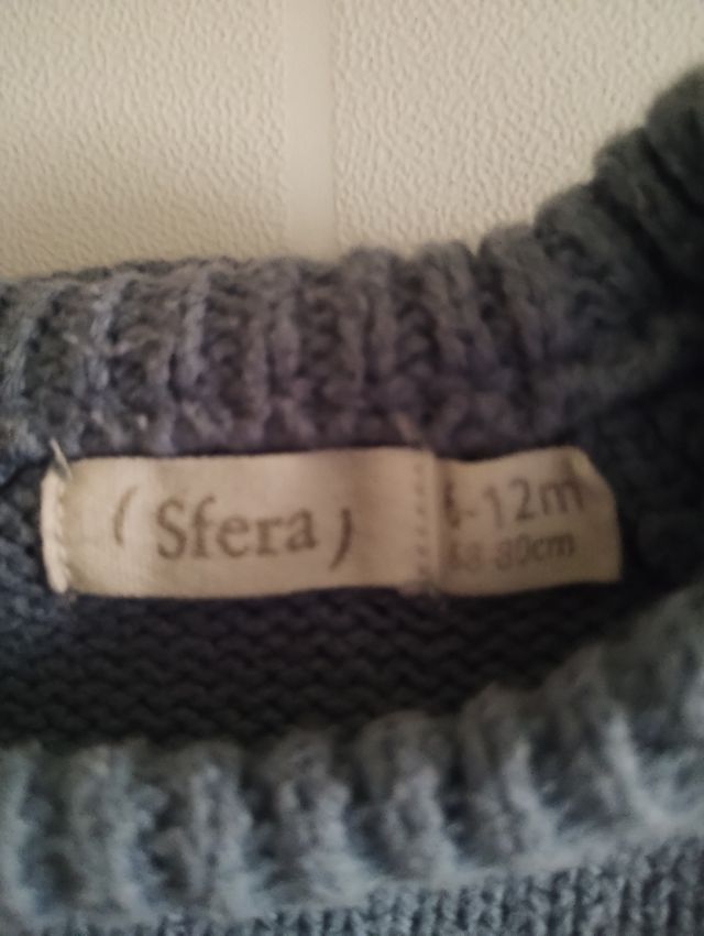 Peto pana + Suéter bebé (6 meses)