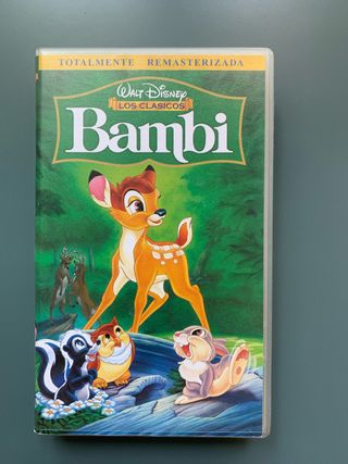 VHS Bambi - Clásico Disney