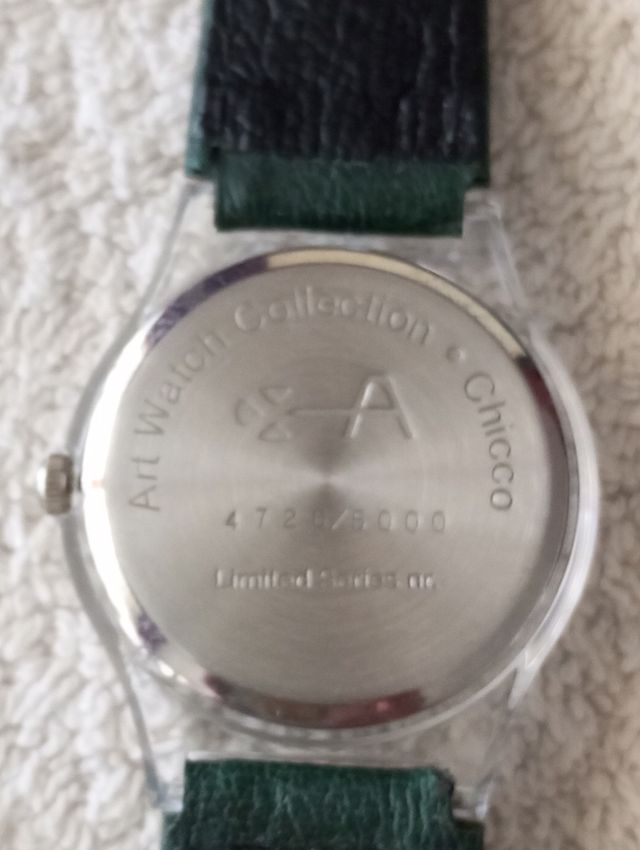 Orologio Chicco vintage verde