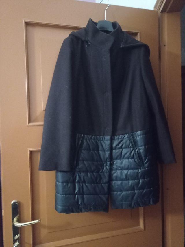 Cappotto Diambre nero-marrone taglia 44 italiana