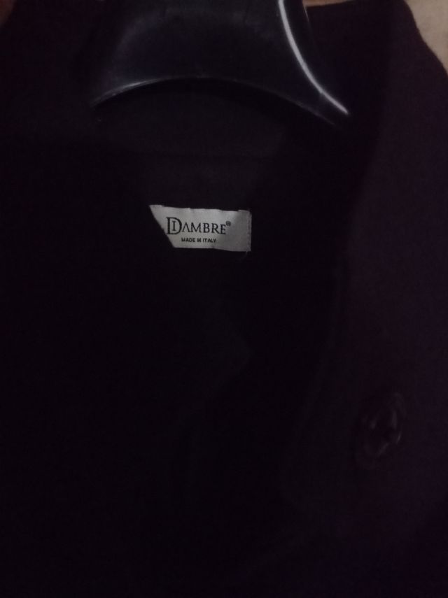 Cappotto Diambre nero-marrone taglia 44 italiana