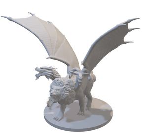 Miniatura Chimera in resina (D&D)