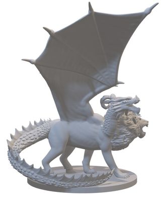 Miniatura Chimera in resina (D&D)