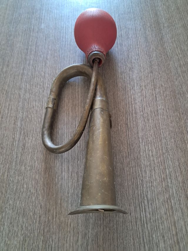 Clacson antico ottone - Trombetta