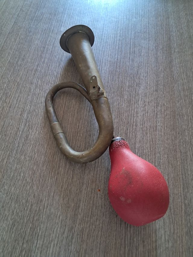 Clacson antico ottone - Trombetta