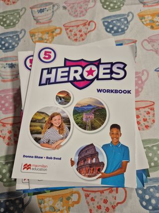 Libros de texto de 5 de Primaria. 