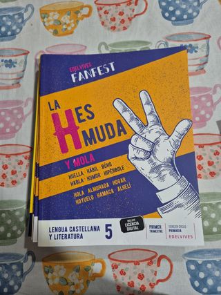 Libros de texto de 5 de Primaria. 