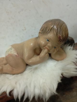 Niño Jesús pesebre estuco