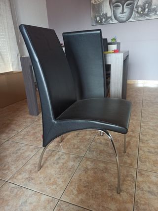 Mesa extensible + 4 sillas