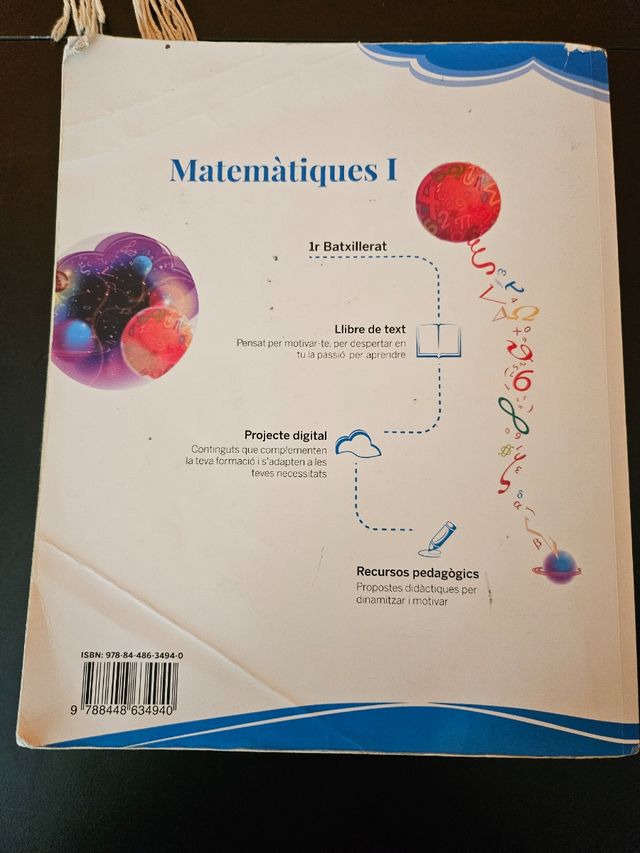 Matemàtiques 1r Batxillerat - Mediterrània