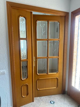 Puertas roble macizo clásicas