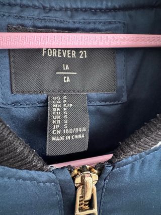 Chaqueta bomber Forever 21 -talla S