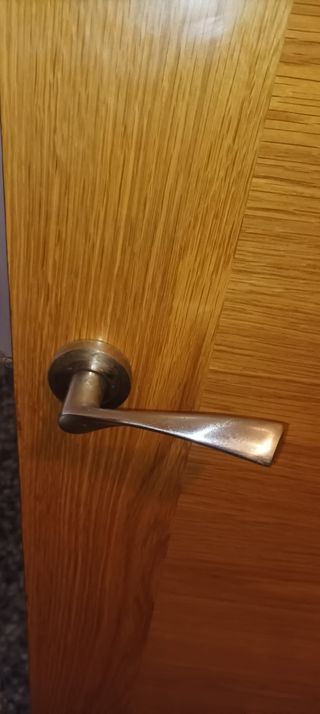 Puerta interior madera maciza
