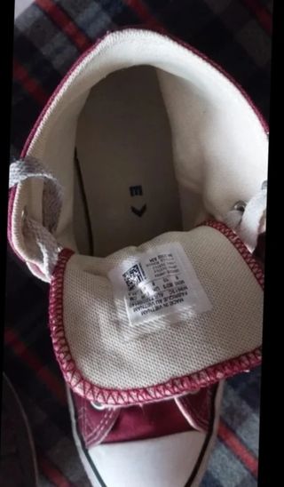 ZAPATILLAS CONVERSE GRANATES + REGALO