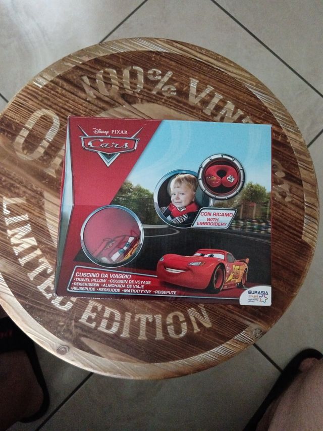 Cuscino Viaggio Cars - Ricamato