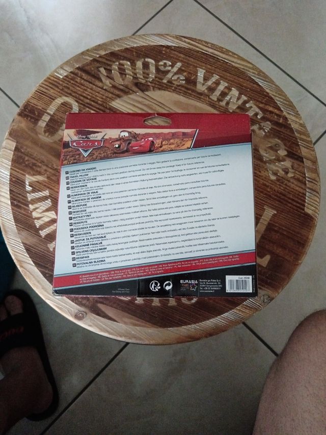 Cuscino Viaggio Cars - Ricamato