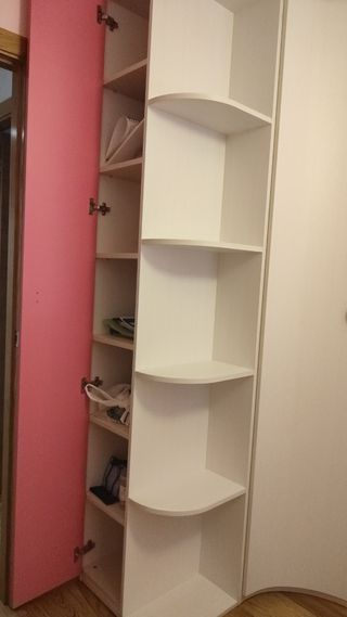 Muebles habitación niña - Rosa y Blanco