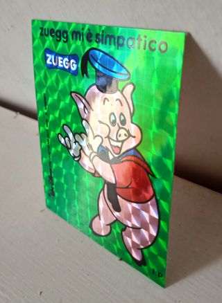 Set Due Adesivi Figurine Disney Per Zuegg 1985