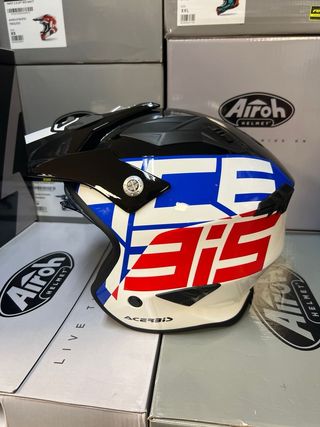 Casco moto XL trial jet Acerbis 