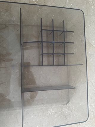 Organizador maquillaje gris