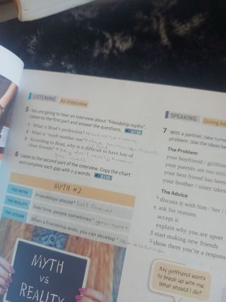 Libro inglés  1bachillerato y cuaderno