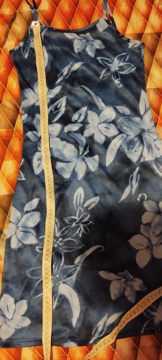 Abito estivo floreale blu