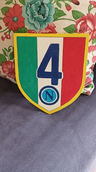 Stemma Napoli n.4 in legno