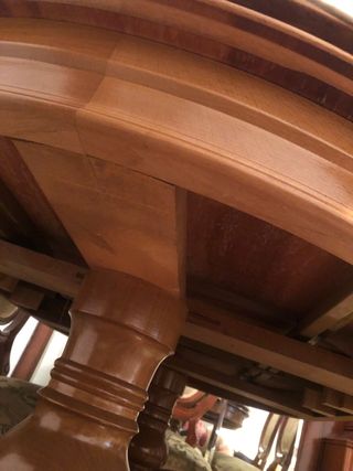 Mesa comedor + 6 sillas madera maciza.