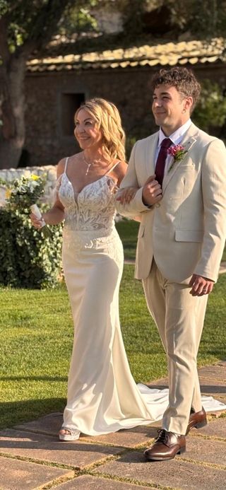 Vestido novia blanco 