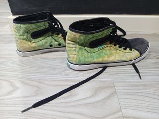 Zapatillas Vans altas verdes 37