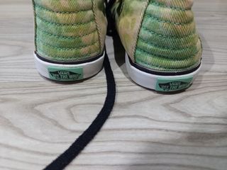 Zapatillas Vans altas verdes 37
