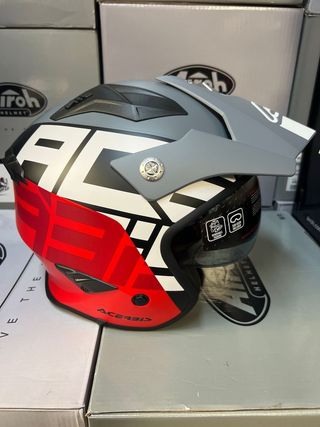 Casco moto XL trial jet Acerbis