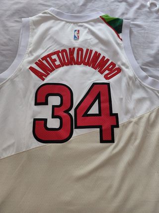 Camiseta Milwaukee Bucks #34