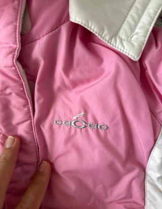 Tuta sci bambina Cacao rosa-bianca