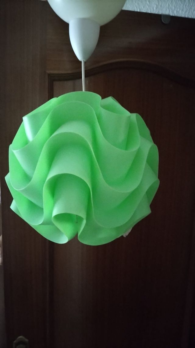 Lámpara techo - Verde plástico