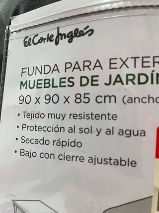 FUNDA EXTERIOR DE JARDIN