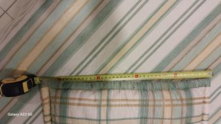 Colcha casal + 2 almofadas - Verde/bege