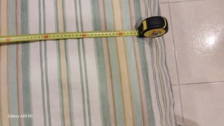 Colcha casal + 2 almofadas - Verde/bege