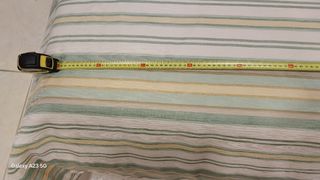 Colcha casal + 2 almofadas - Verde/bege