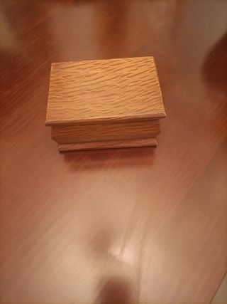 Joyero madera antiguo