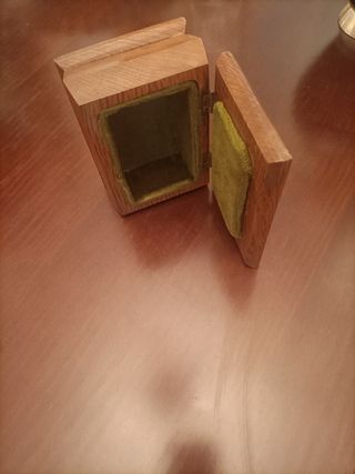 Joyero madera antiguo