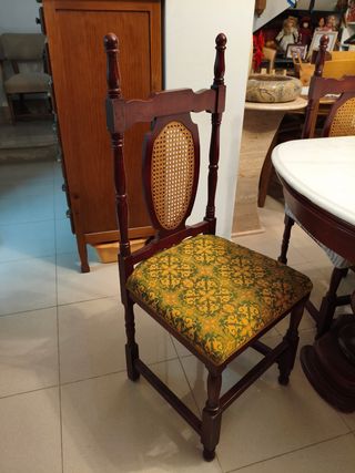 Mesa Comedor estilo vintage de los 70 y 4 sillas