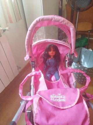 Carricoche muñecas rosa