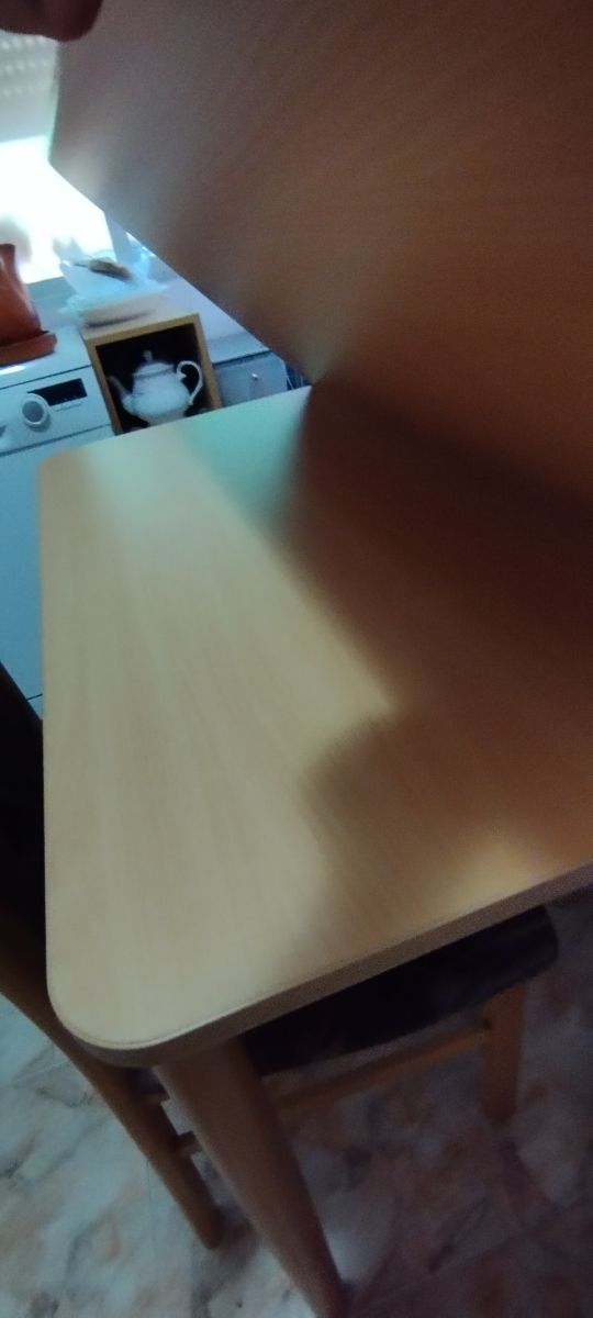 Mesa comedor cocina 2 sillas plegable