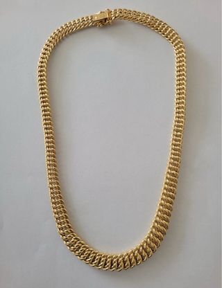 Collar malla oro amarillo 18k