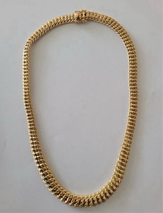Collar malla oro amarillo 18k