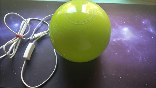 Lampara Esférica Verde - Lampara de Sobremesa