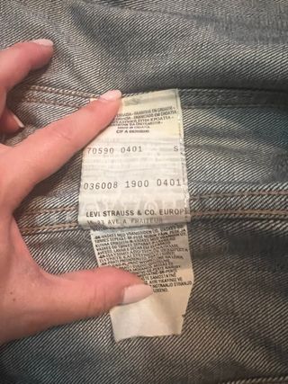 Cazadora Levis original azul mujer