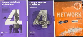 Libros Catalan, castellano e inglés