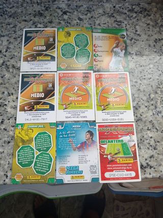 Cromos fútbol: Adrenalyn & más